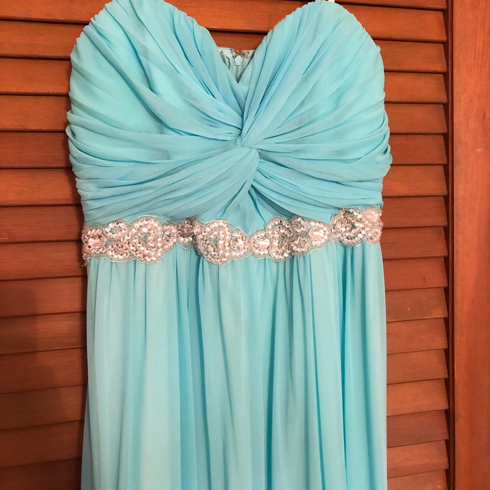 Aqua Formal Dress WORN ONCE